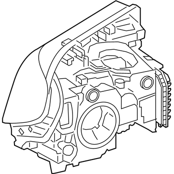 BMW 63-11-7-461-888 High Right Led Headlight