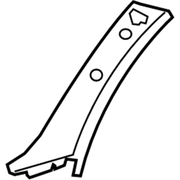 Lexus 62210-60310-A1 GARNISH Assembly, Front Pillar