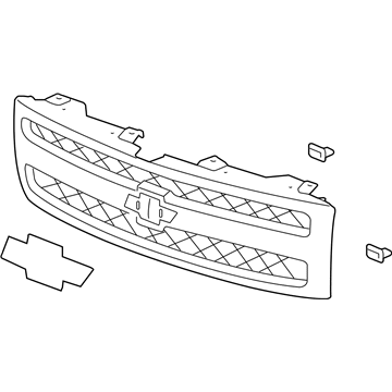 GM 22849840 Grille