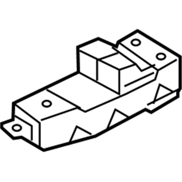 Hyundai 93580-D2200-ZCA Rear Power Window Sub Switch Assembly, Right