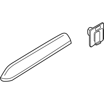 Hyundai 87731-B1000 Moulding-Fender Waistline, LH