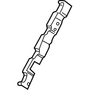 Kia 0K32A6819X BRACKETA-Pillar, LH