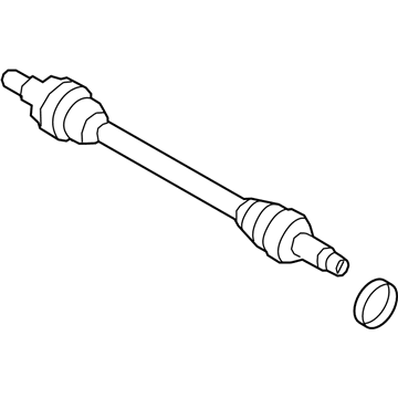 Hyundai 49600-B1300 Shaft Assembly-Drive Rear, LH