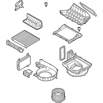 Hyundai 97100-3M555 Blower Unit