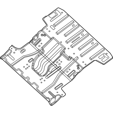 Mopar 68425115AC PAN-REAR FLOOR