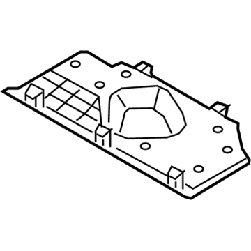 Hyundai 84509-G2000-T9Y Cover Assembly-Under, RH