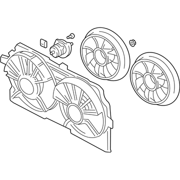 GM 19130419 Shroud Asm, Engine Coolant Fan