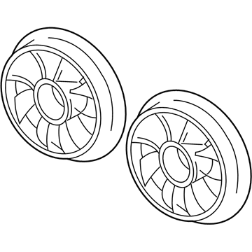 GM 88987273 Blade Kit, Engine Coolant Fan (5 Blade)