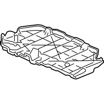 Honda 74645-SZT-G00 Cover, Middle Floor (Lower)