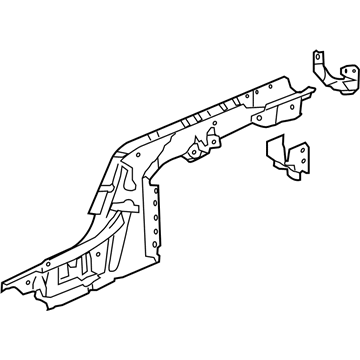 Honda 65660-SZT-A01ZZ Frame Comp L, Rear