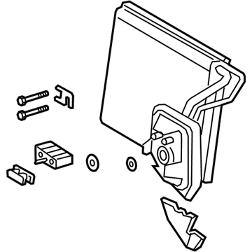 BMW 64-11-9-495-819 EVAPORATOR WITH EXPANSION VA