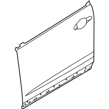 Honda 67111-T0A-A00ZZ Skin, R FR Door