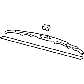 Kia 9835026600 Driver Wiper Blade Assembly