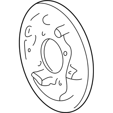 Mopar 5010012AA Plate-Brake Backing