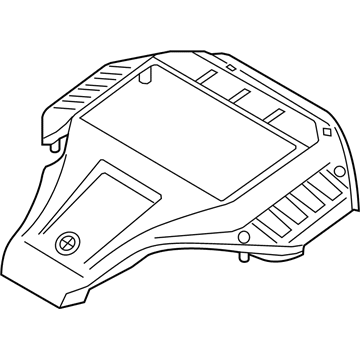 BMW 12-36-7-591-648 Cover, Power Electronics