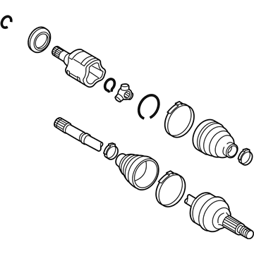 Toyota 42340-0E040 Axle Shaft Assembly