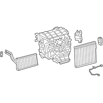 Toyota 87050-33D10 AC & Heater Assembly