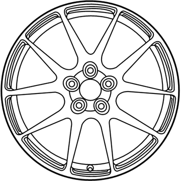 Lexus 42611-24A11 Wheel, Disc