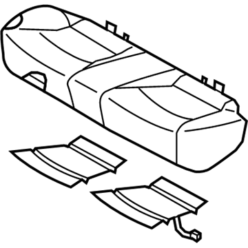 Hyundai 89100-3Q101-Y4A Cushion Assembly-Rear Seat
