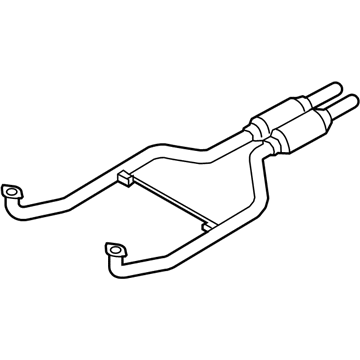 BMW 18-30-7-646-948 Exhaust Pipe