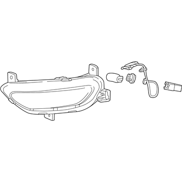 GM 42663533 Signal Lamp Assembly