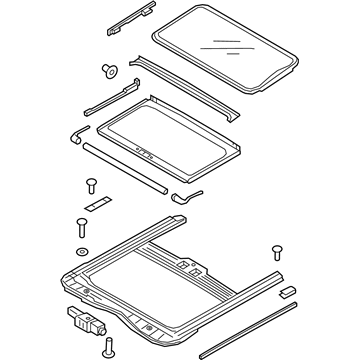 Kia 81600G5000HGC Sunroof Assembly