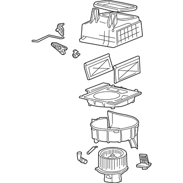 Hyundai 97100-25050 Blower Unit