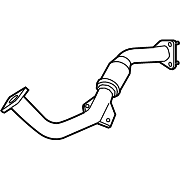 Honda 18210-T1W-A01 Pipe A, Exhaust