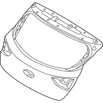 Hyundai 73700-A5001 Panel Assembly-Tail Gate