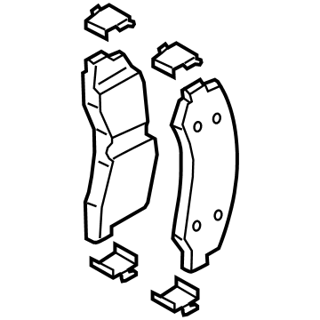 Ford ML3Z-2001-C KIT - BRAKE LINING