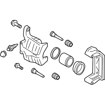 Nissan 44001-4FA0A CALIPER Assembly-Rear RH, W/O Pads Or SHIMS