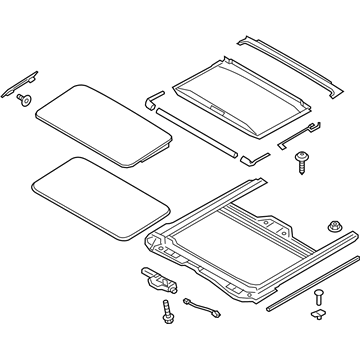 Hyundai 81600-J9000-TRY Sunroof Assembly