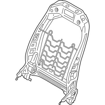 BMW 52-10-7-421-859 BACKREST FRAME, LEFT