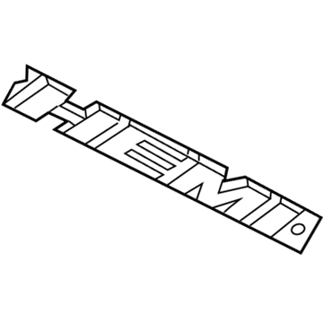 Mopar 68085330AC Nameplate