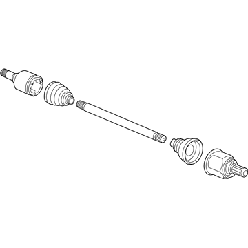 Infiniti 39100-5NA4A Shaft Assy-Front Drive