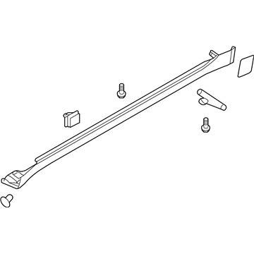 Hyundai 87751-3N200-AF Moulding Assembly-Side Sill, LH