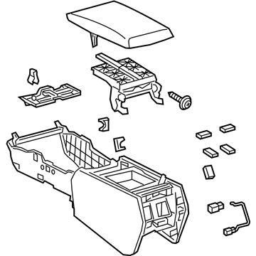 Lexus 58810-50500-20 Box Assembly, Console