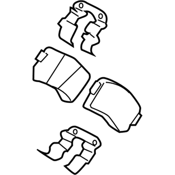 Kia 58302F6A50 Pad Kit-Rear Disc Brake