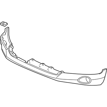 Honda 71110-TG7-A10 Garnish, FR. Bumper Face Skid