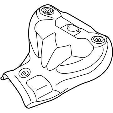 Hyundai 28525-2G010 Protector-Heat Upper