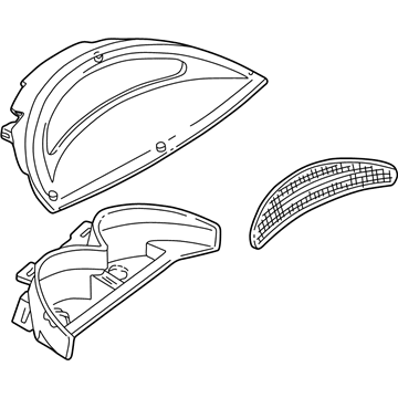 Ford 2F4Z-13A613-AAA High Mount Lamp