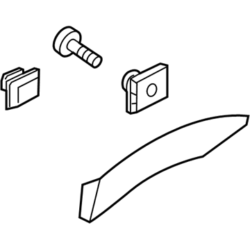 Hyundai 87742-4Z000 Garnish Assembly-Quarter Side, RH