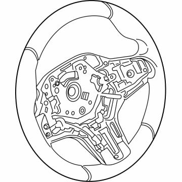 BMW 32-30-9-882-673 M SPORTS STEERING WHEEL LEAT