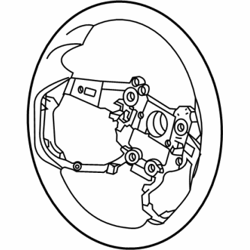 Hyundai 56111-AA000-NNB Body-Steering Wheel