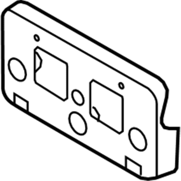 Ford AE8Z-17A385-AA License Bracket