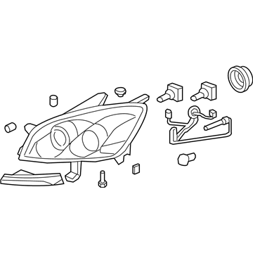 GM 25931131 Composite Headlamp