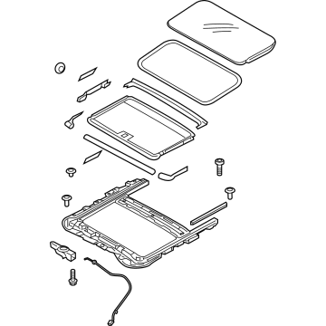 Hyundai 81600-D2010-NBD Sunroof Assembly