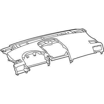 Lexus 55302-75030-E0 Panel Sub-Assy, Instrument, Upper