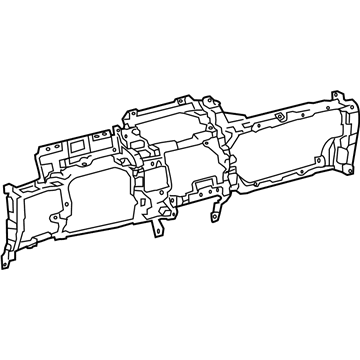 Lexus 55303-75030 Panel Sub-Assy, Instrument, Lower