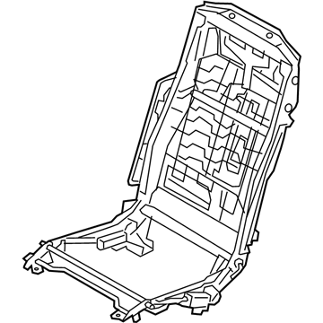 BMW 52-20-7-357-895 SEAT MECHANISM LEFT